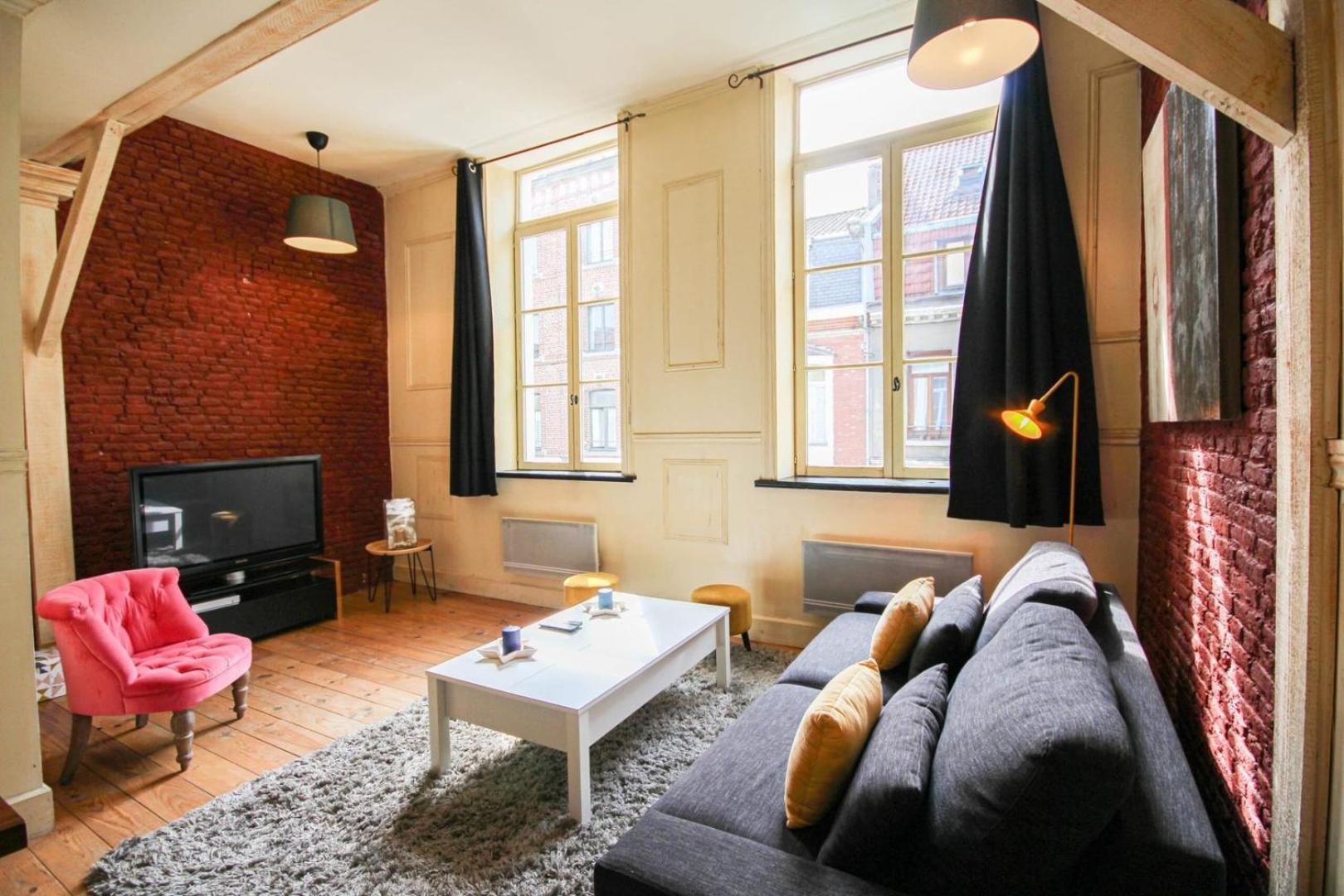 Old Lille Charming Duplex Apartment Exterior foto
