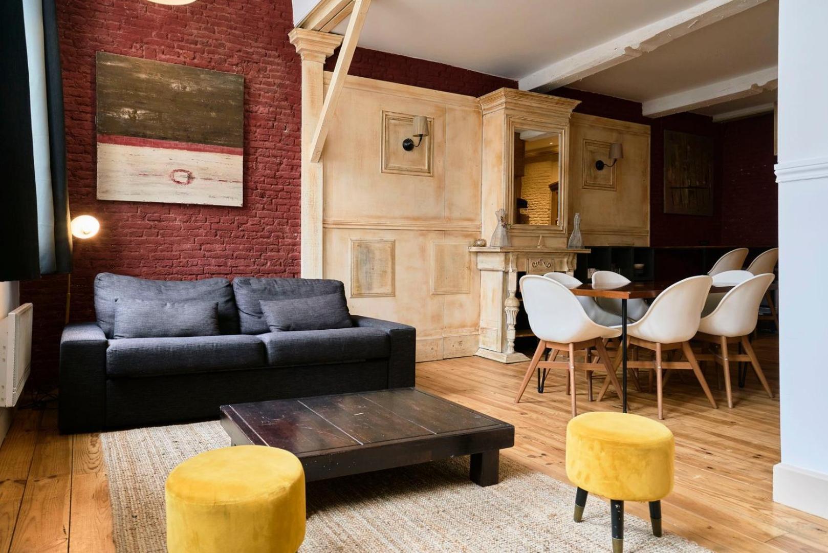 Old Lille Charming Duplex Apartment Exterior foto
